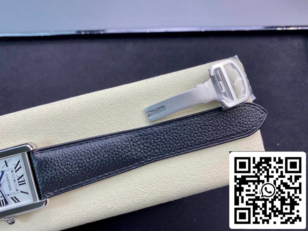 Cartier Tank WSTA0029 1:1 edición mejor AF Fabbrica quadrante bianco