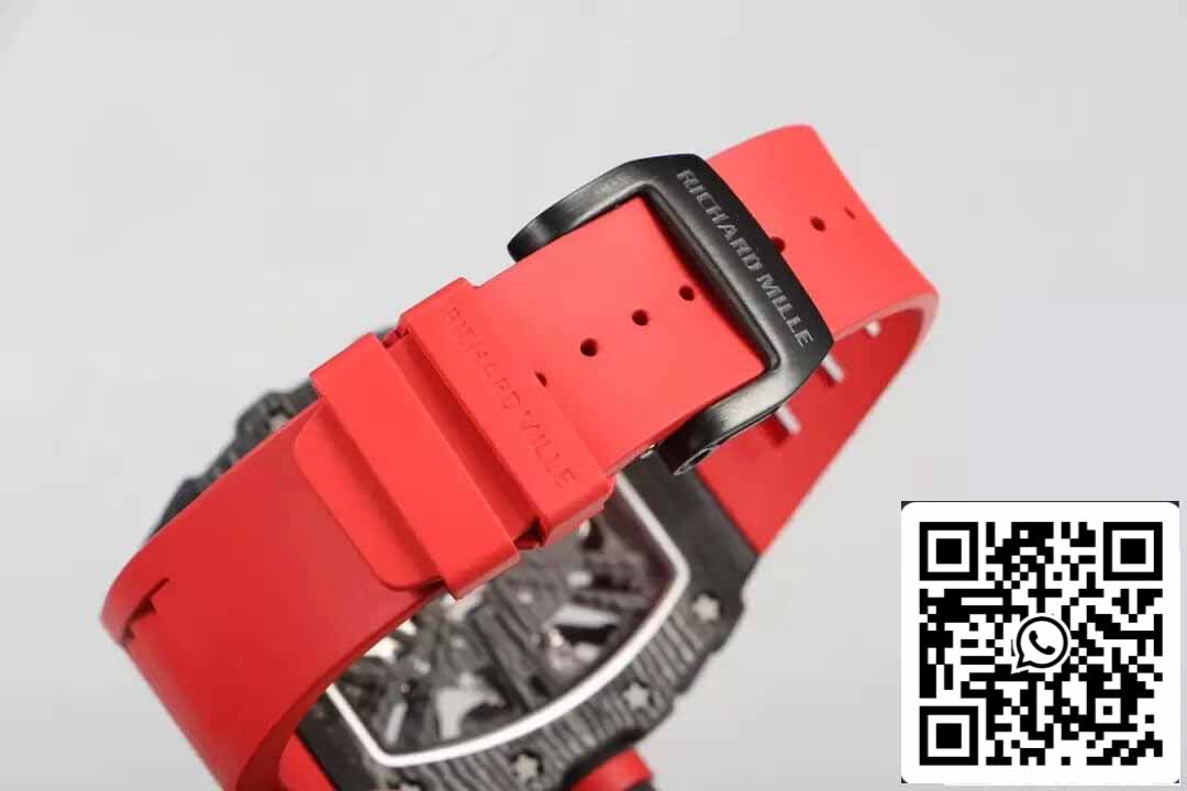 Richard Mille RM12-01 Tourbillon 1:1 Best Edition RM Fabbrica Carbon Fiber Skeleton Dial