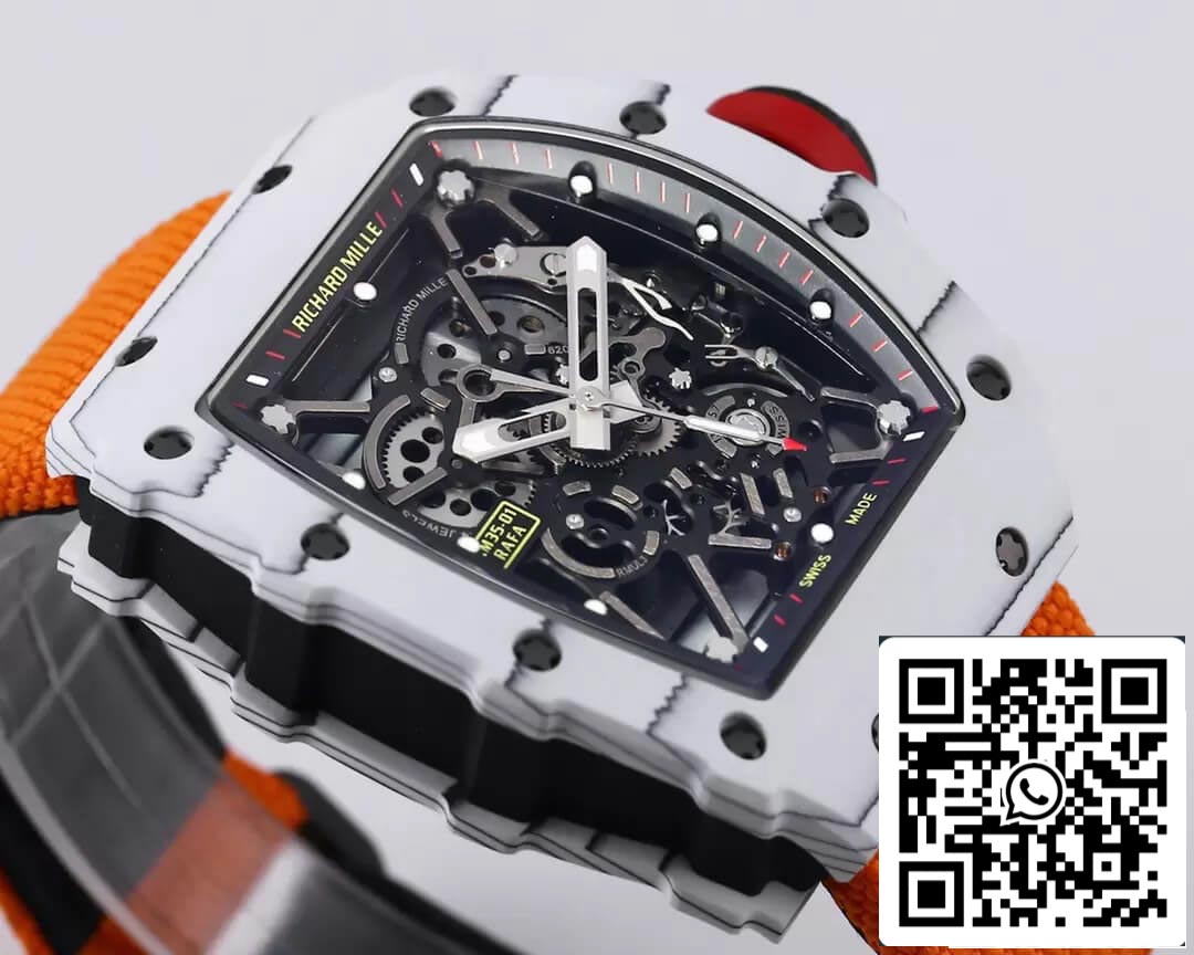 Richard Mille RM35-01 1:1 edizione migliore BBR Fabbrica Orange cinturino