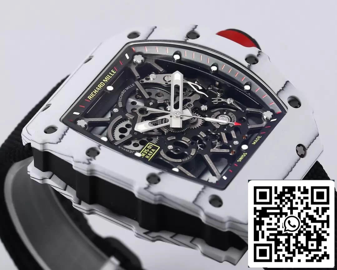 Richard Mille RM35-01 1:1 edição melhor BBR Fabbrica Nero cinturino
