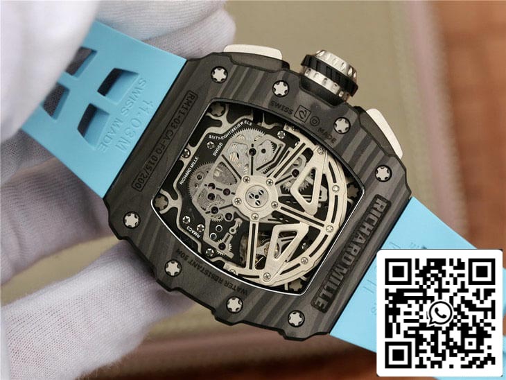 Richard Mille RM11-03 1:1 Best Edition KV Fabbrica Blue cinturino