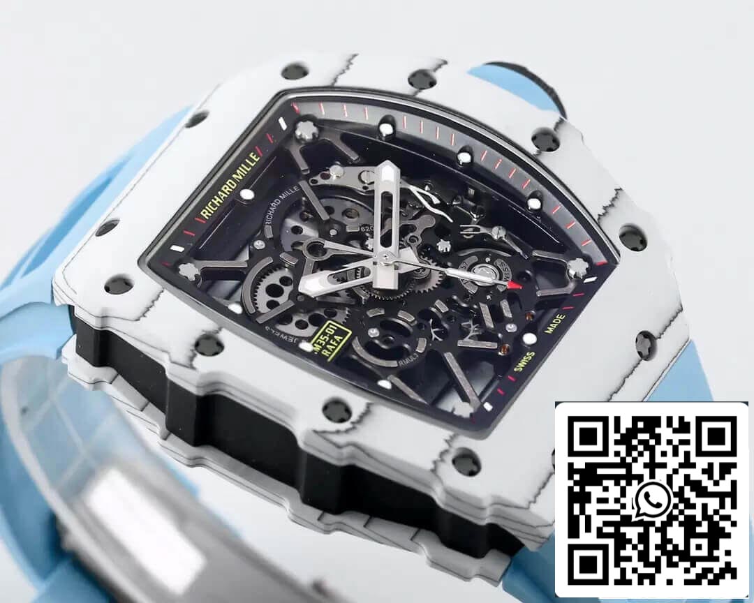 Richard Mille RM35-01 1:1 edizione migliore BBR Fabbrica Blu cinturino