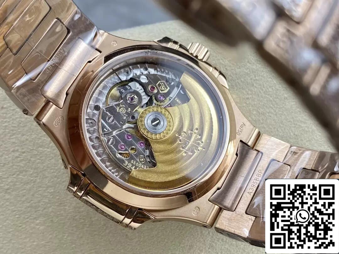 Patek Philippe Aquanaut 7118/1450R-001 1:1 edizione migliore GR Fabbrica Oro Diamond quadrante