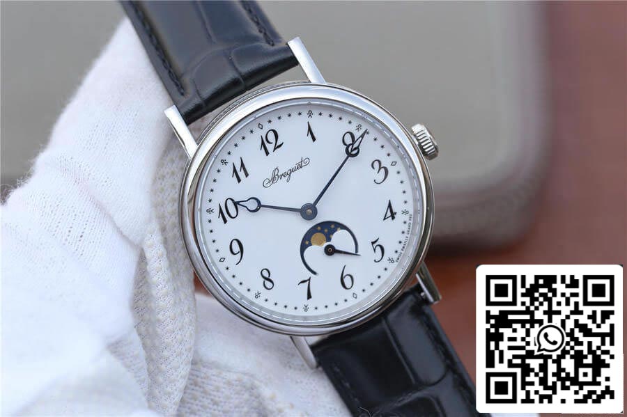 Breguet Classique Moonphase 9087BB/29/964 1:1 Best Edition TW Factory White Dial US Replica Watch