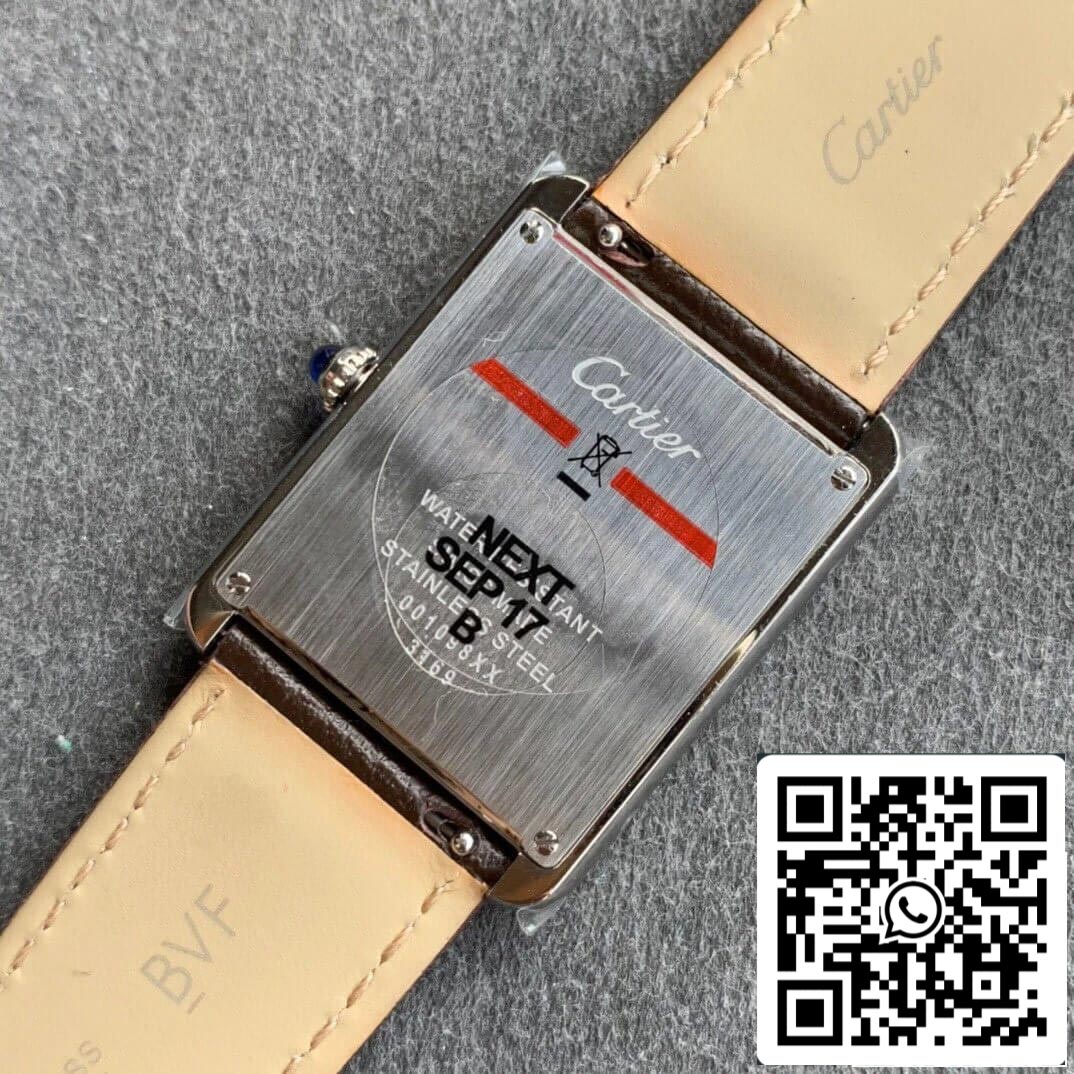 Cartier Tank WSTA0030 1:1 Best Edition K11 Factory White Dial US Replica Watch