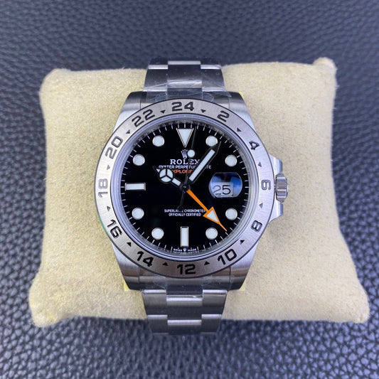 Rolex Explorer II 226570 JVS Men Watches 1:1 edizione migliore 3285 movimento black dial