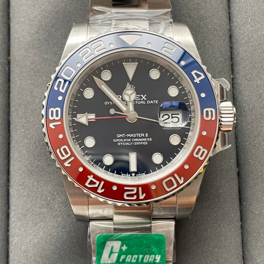 Rolex GMT Master II M126719blro-0003 1:1 edizione migliore C+ Fabbrica quadrante blu