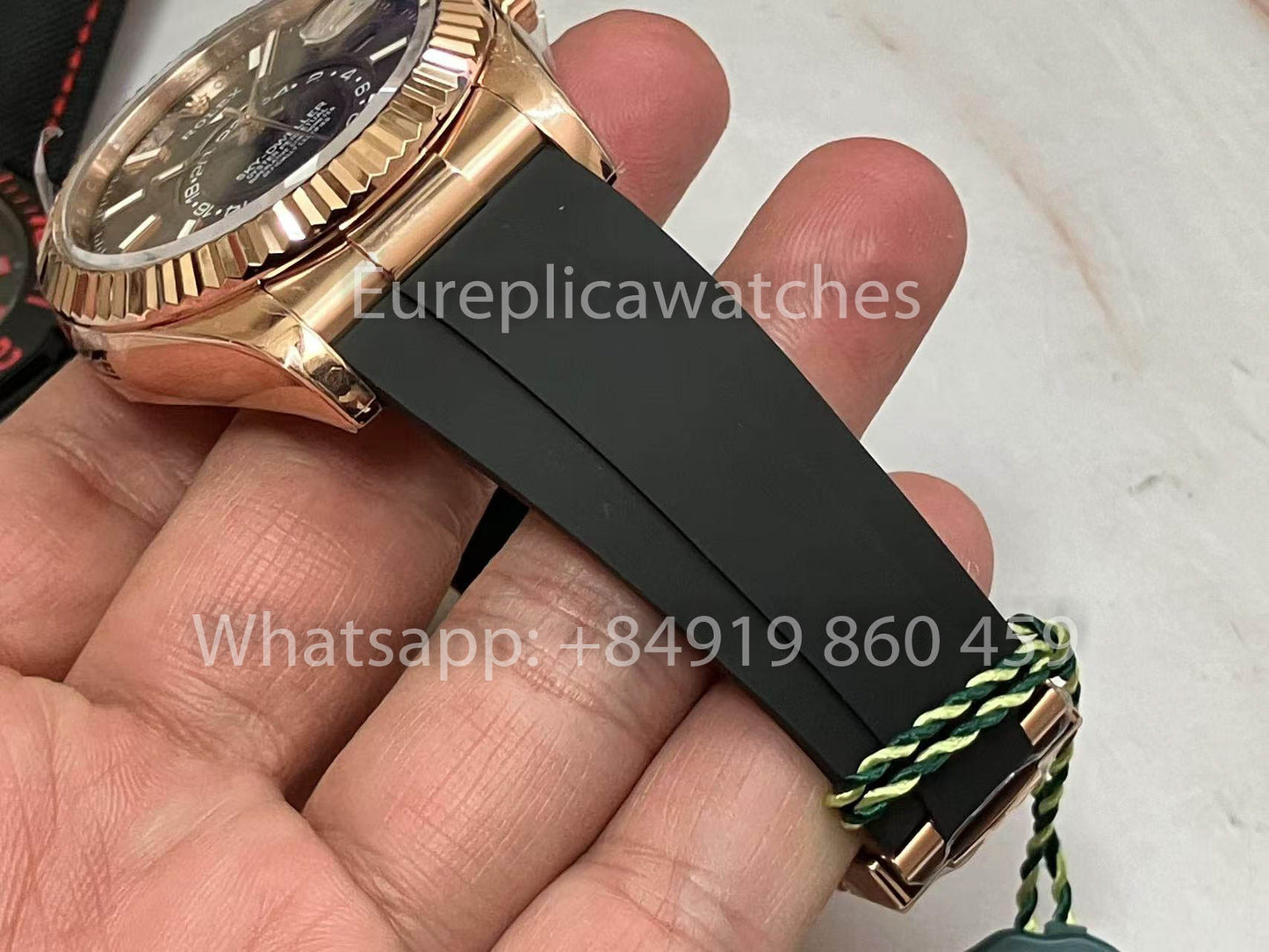Rolex Oyster Perpetual Sky-Dweller M336239 Chocolate Dial Rose Gold 1:1 Best Clone ZF Fabbrica 190 gram