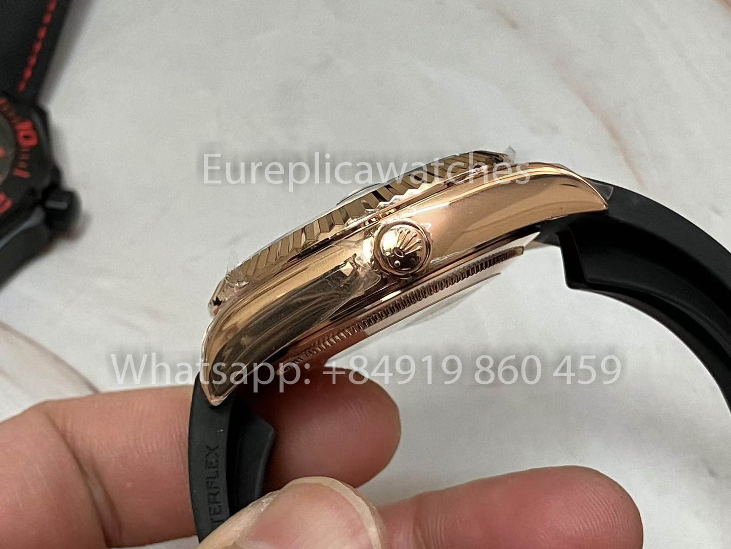 Rolex Oyster Perpetual Sky-Dweller M336239 Chocolate Dial Rose Gold 1:1 Best Clone ZF Fabbrica 190 gram