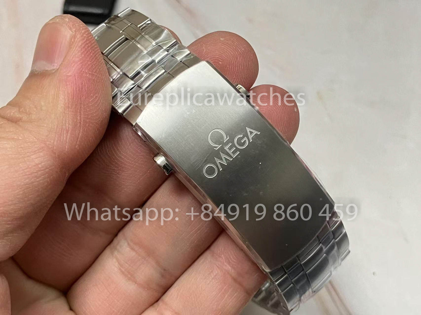 réplica Omega Seamaster Diver 300M 210.30.42.20.01.001 VS Fabbrica versione migliore 1:1 V4 quadrante nero