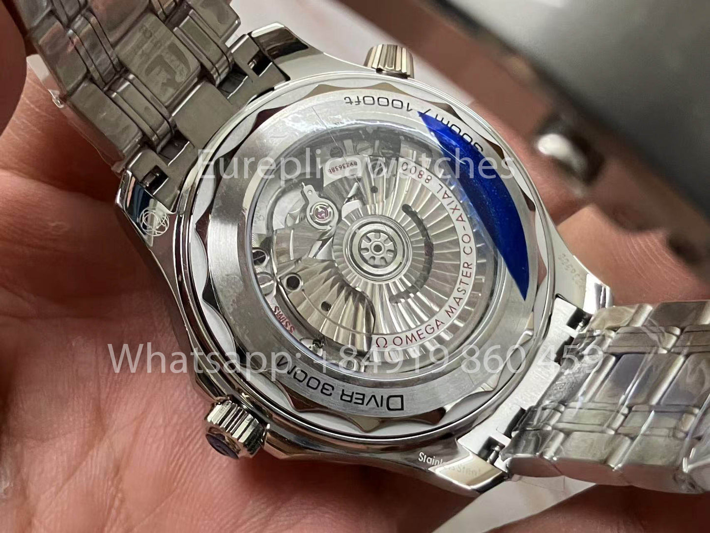 réplica Omega Seamaster Diver 300M 210.30.42.20.01.001 VS Fabbrica versione migliore 1:1 V4 quadrante nero