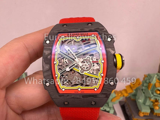 replica Richard Mille RM67-02 Alexander Zverev Carbon NTPT 1:1 Best Clone V5 Newest Version