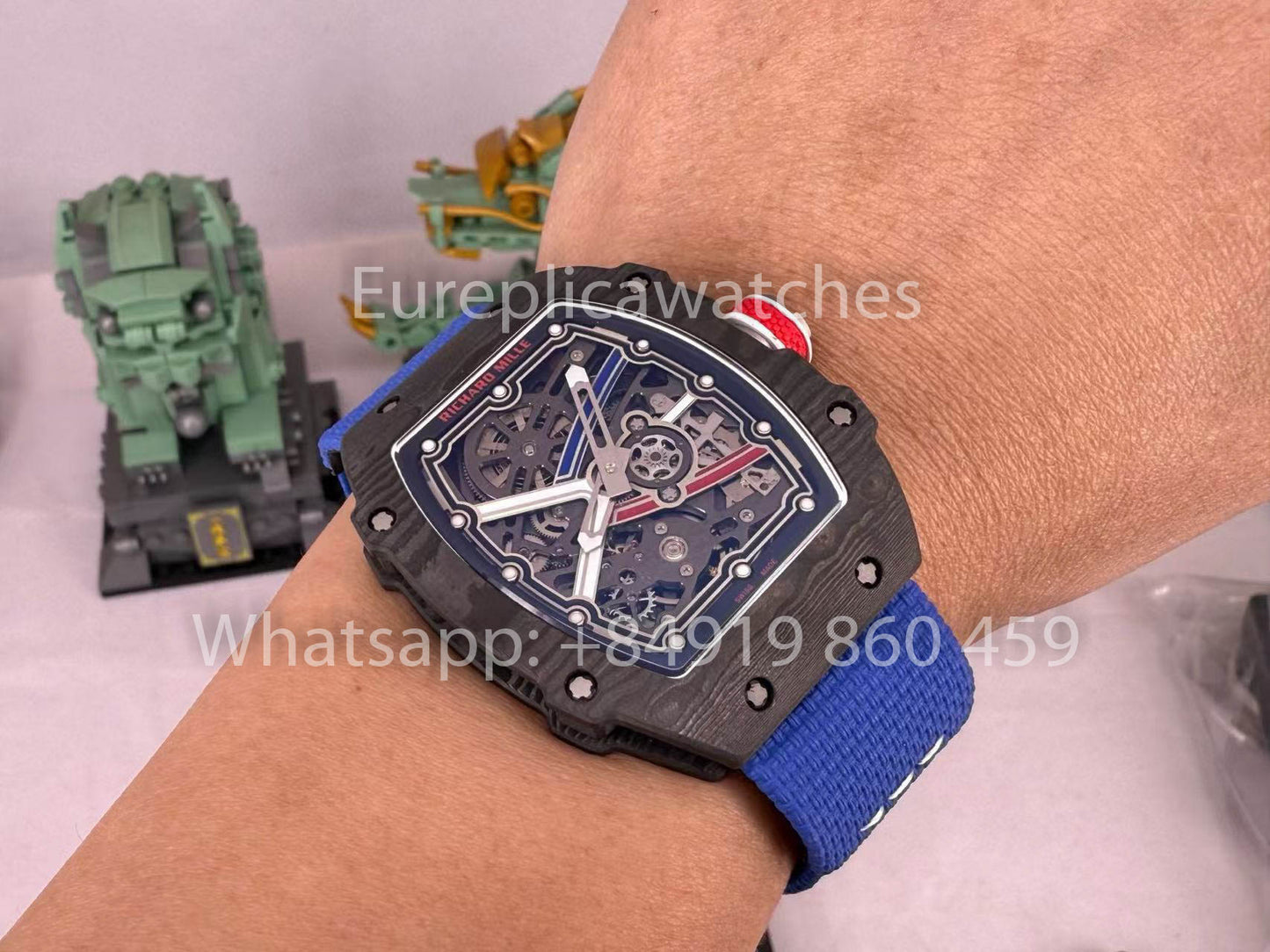 replica Richard Mille RM67-02 Sebastien Ogier Carbon NTPT 1:1 Best Clone V5 Newest Version