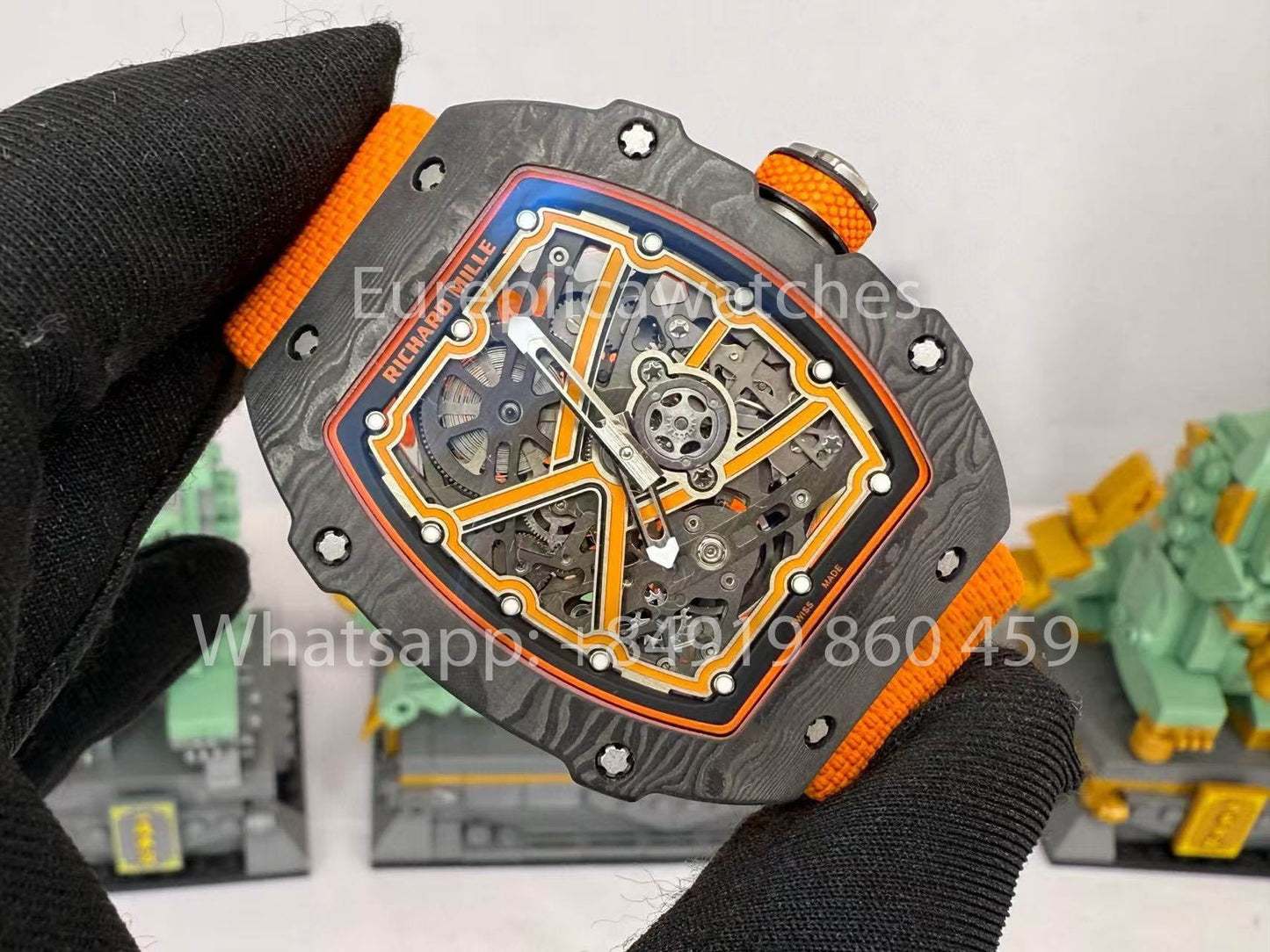 replica Richard Mille RM67-02 McLaren Carbon NTPT 1:1 Best Clone V5 Newest Version