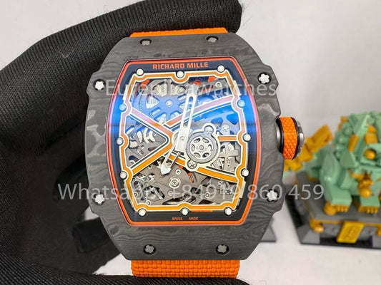 replica Richard Mille RM67-02 McLaren Carbon NTPT 1:1 Best Clone V5 Newest Version