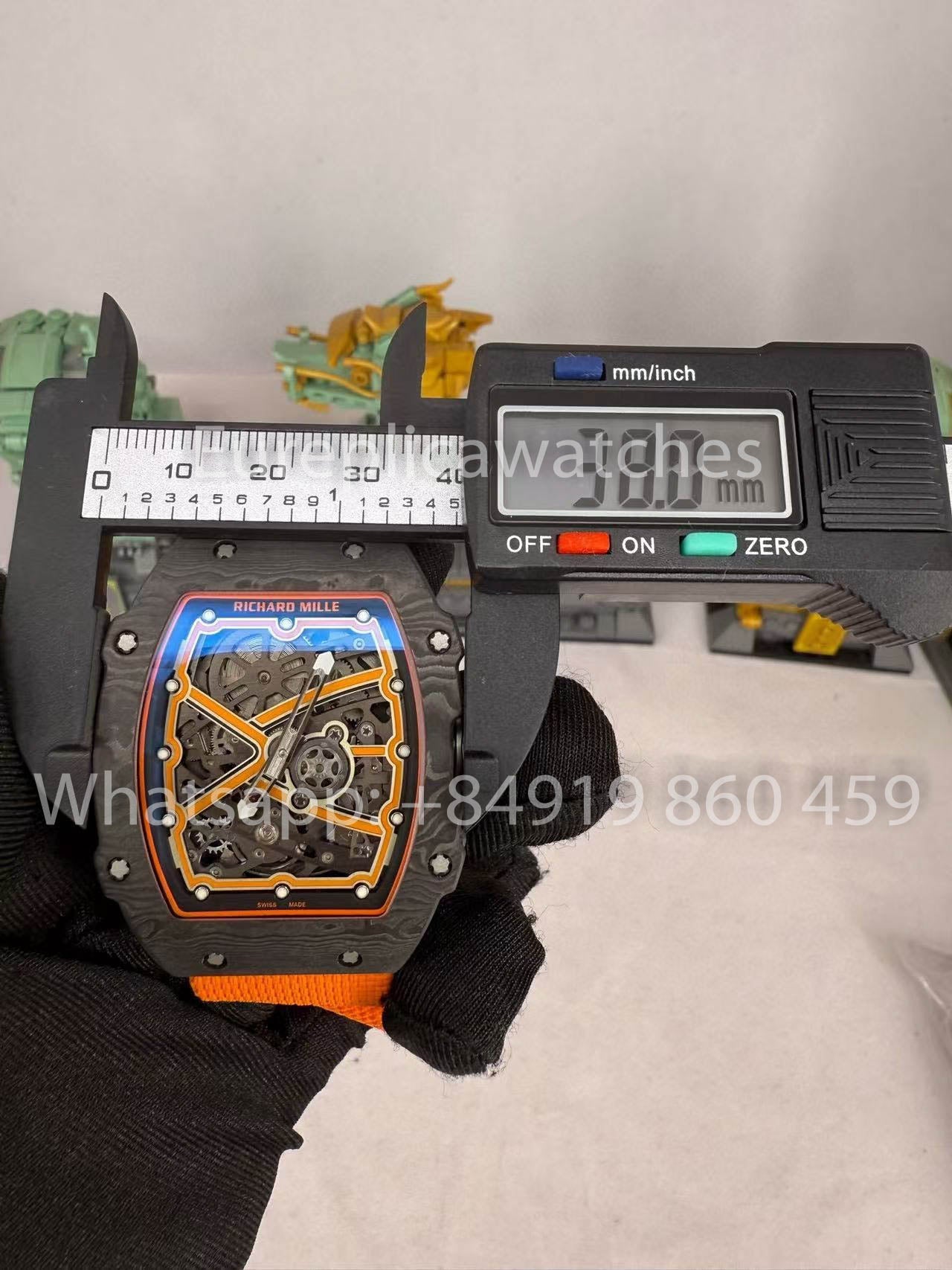 replica Richard Mille RM67-02 McLaren Carbon NTPT 1:1 Best Clone V5 Newest Version