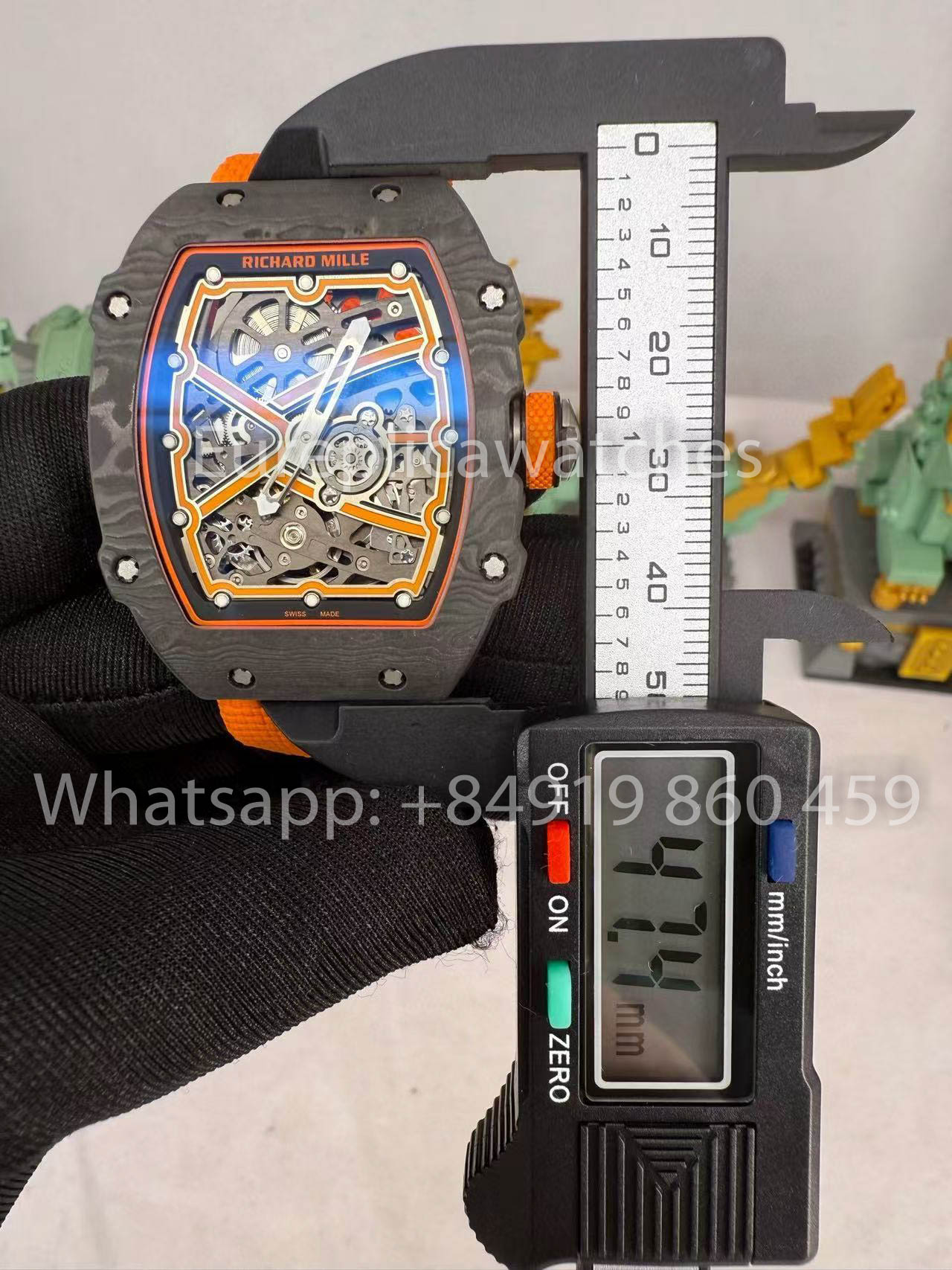 replica Richard Mille RM67-02 McLaren Carbon NTPT 1:1 Best Clone V5 Newest Version