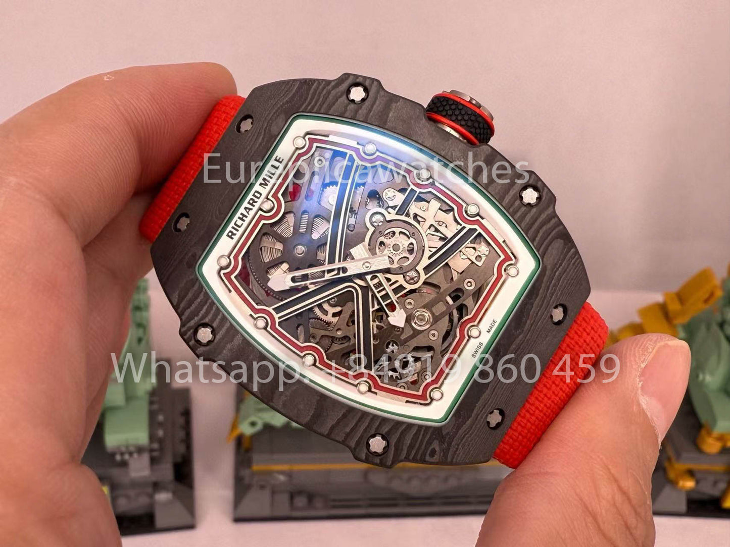 replica Richard Mille RM67-02 Extra Flat Carbon NTPT 1:1 Best Clone V5 Newest Version