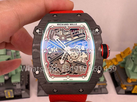 replica Richard Mille RM67-02 Extra Flat Carbon NTPT 1:1 Best Clone V5 Newest Version