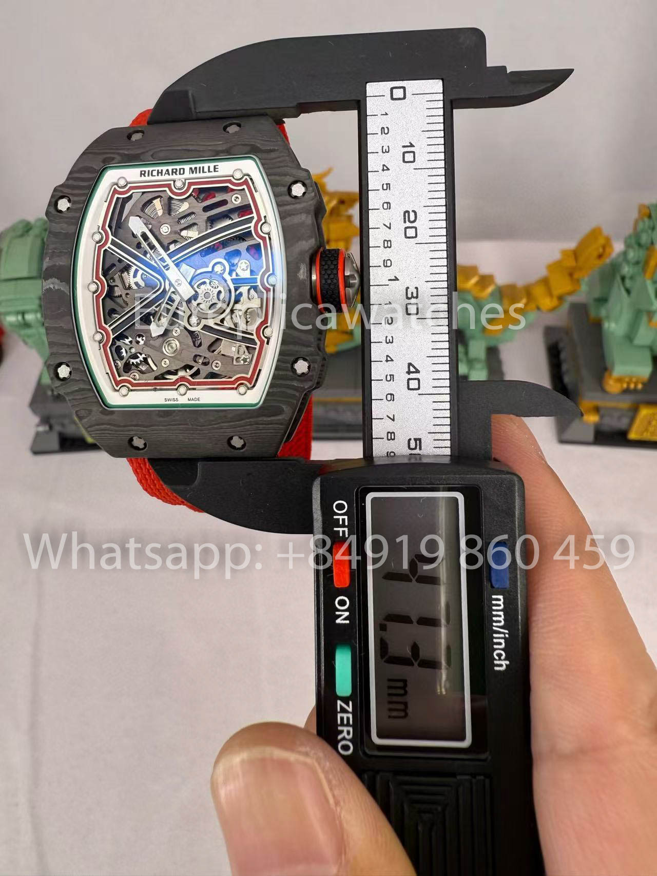 replica Richard Mille RM67-02 Extra Flat Carbon NTPT 1:1 Best Clone V5 Newest Version