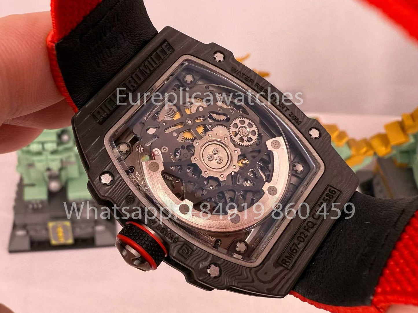 replica Richard Mille RM67-02 Extra Flat Carbon NTPT 1:1 Best Clone V5 Newest Version