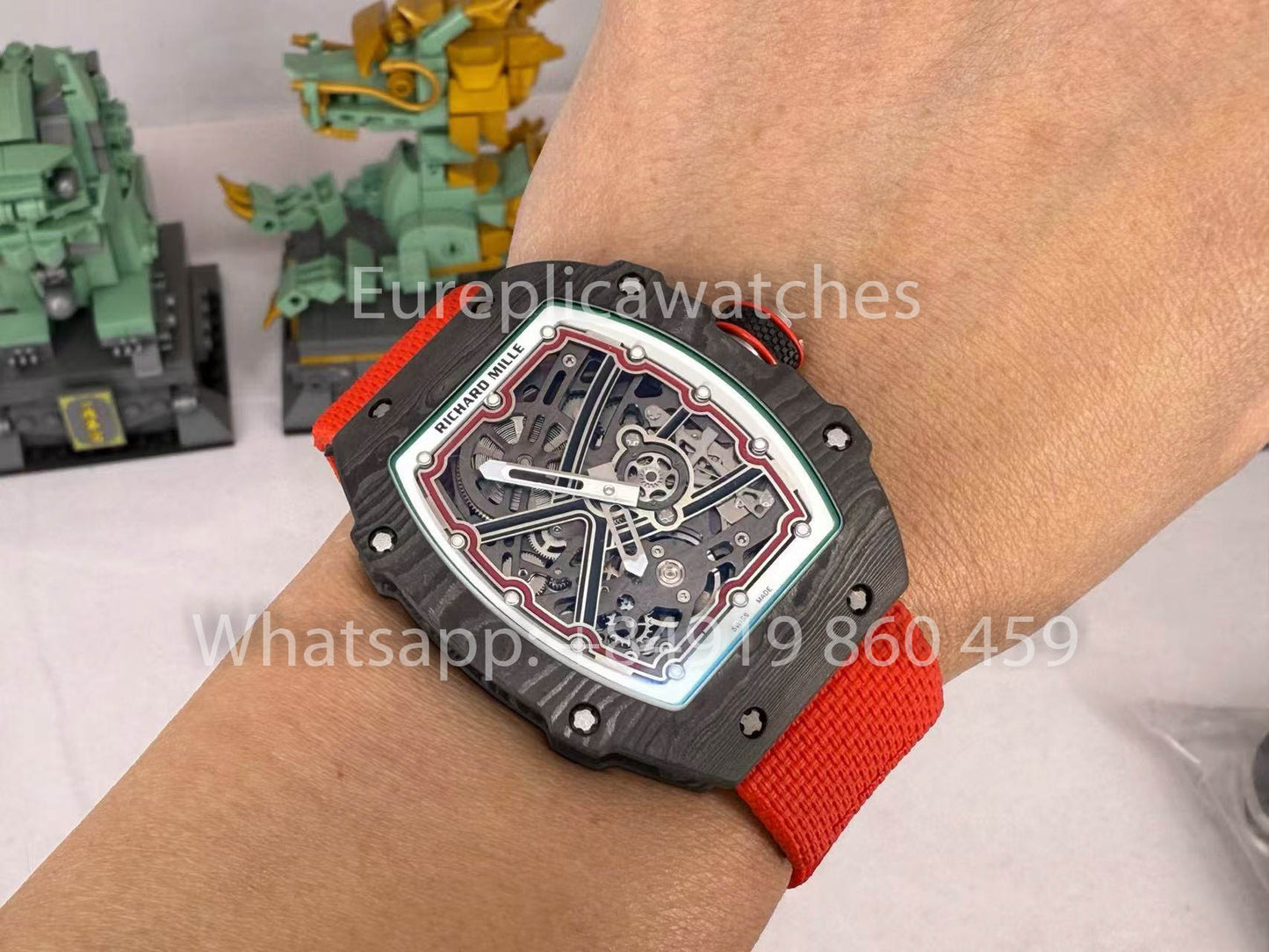 replica Richard Mille RM67-02 Extra Flat Carbon NTPT 1:1 Best Clone V5 Newest Version