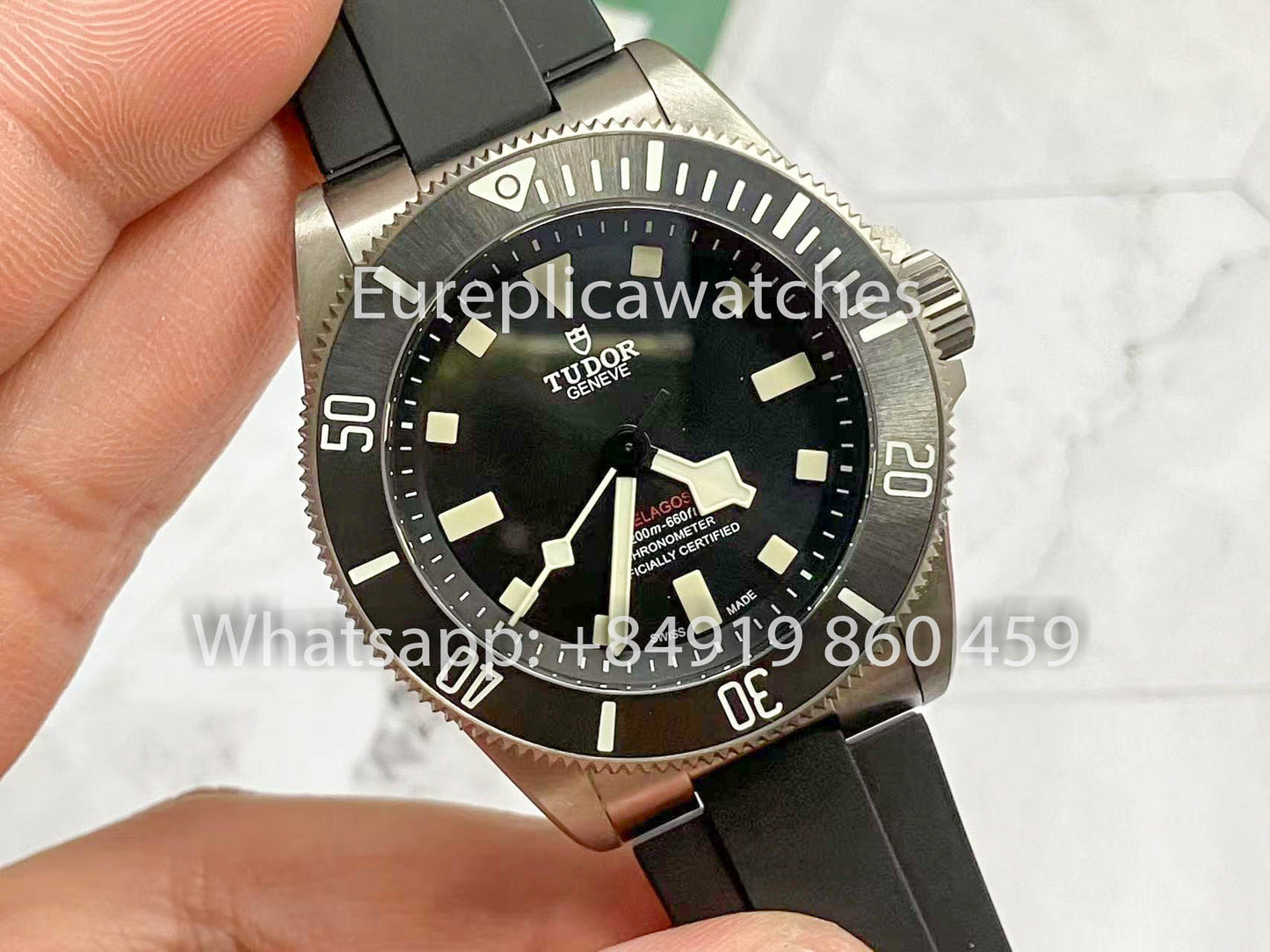 TUDOR PELAGOS M25600TB-0001 M+ Fabbrica 1:1 Best Clone Rubber cinturino