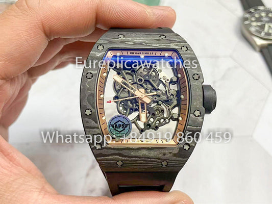 RICHARD MILLE RM055 fibra di carbonio Cassa 1:1 Best Clone APS Fabbrica Bronze quadrante