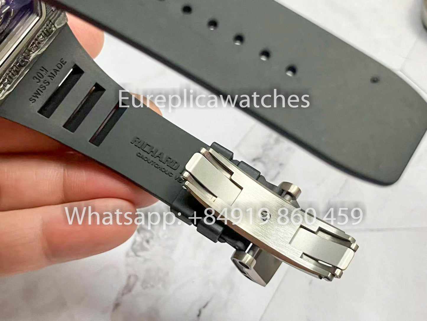 RICHARD MILLE RM055 fibra di carbonio Cassa 1:1 Best Clone APS Fabbrica Bronze quadrante