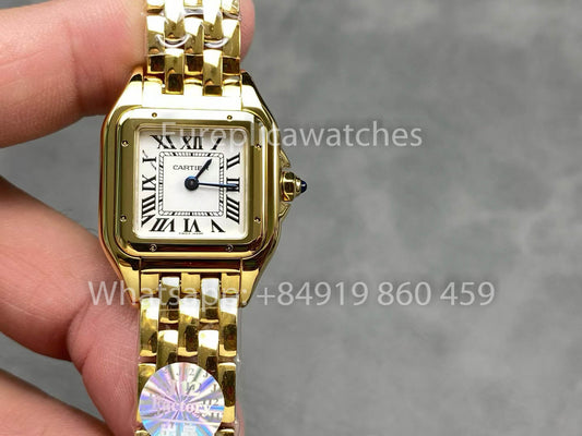 Panthere De Cartier WGPN0009 27MM 1:1 edizione migliore BV Fabbrica quadrante bianco