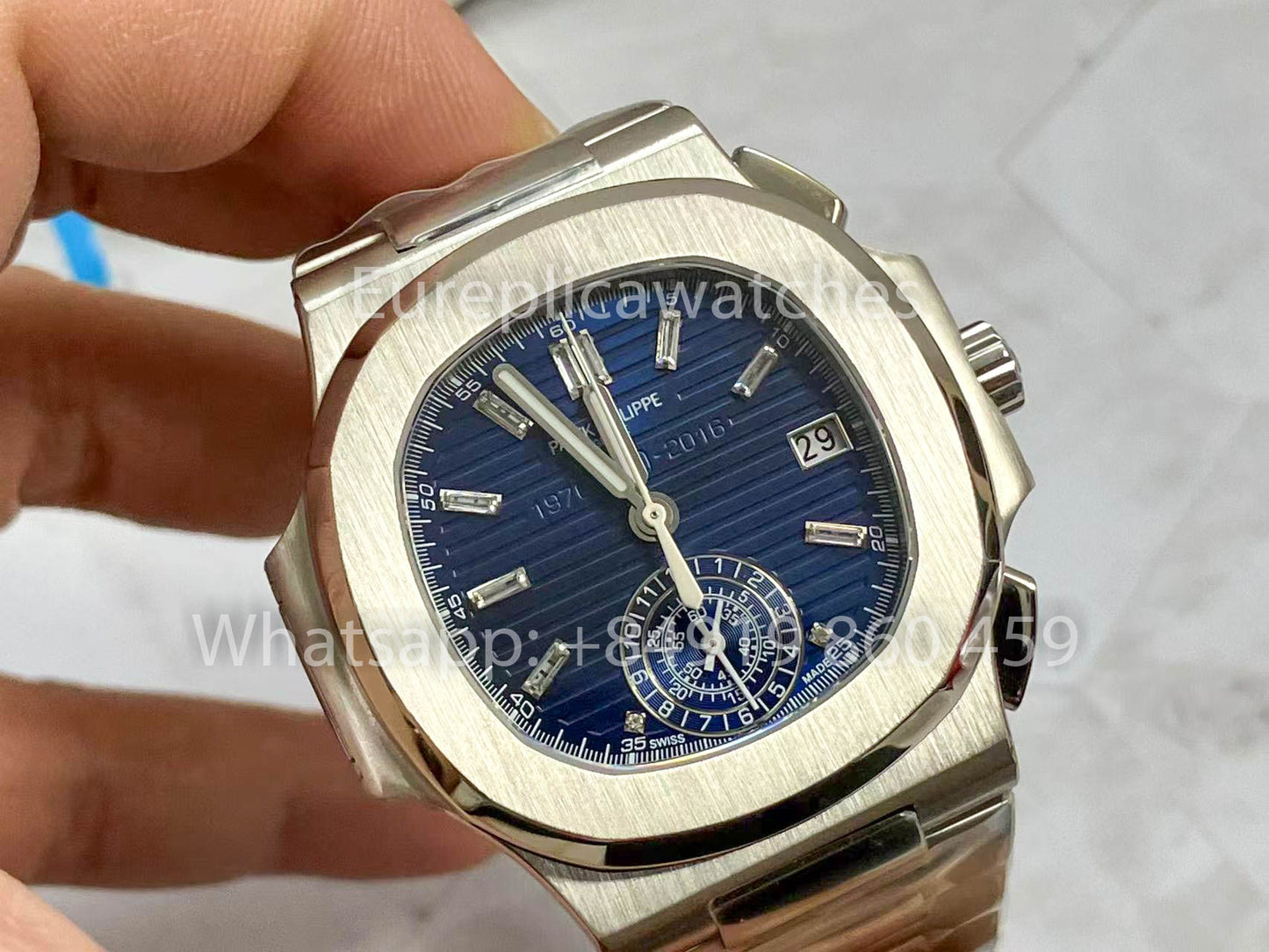 Patek Philippe Nautilus 5976/1G 1:1 edizione migliore 3K Fabbrica V2 acciaio inossidabile