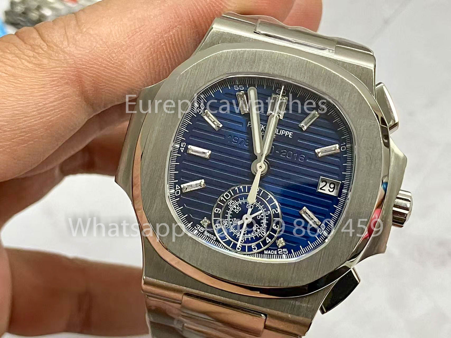 Patek Philippe Nautilus 5976/1G 1:1 edizione migliore 3K Fabbrica V2 acciaio inossidabile