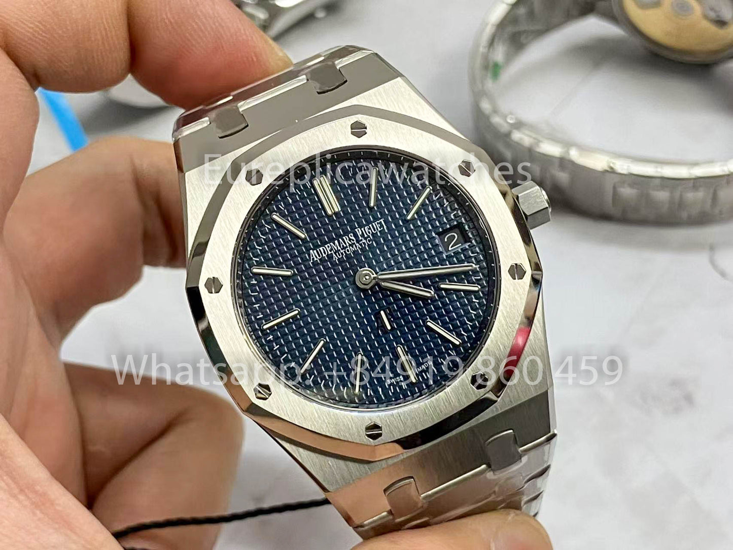 Audemars Piguet Royal Oak 16202ST.OO.1240ST.01 1:1 Best Edition ZF Fabbrica Blue Dial