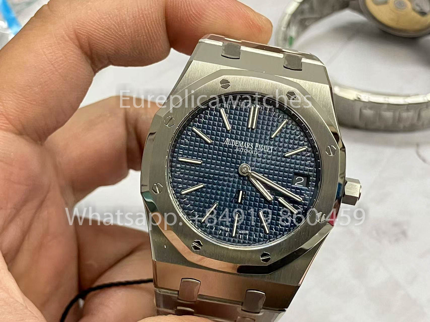 Audemars Piguet Royal Oak 16202ST.OO.1240ST.01 1:1 Best Edition ZF Fabbrica Blue Dial