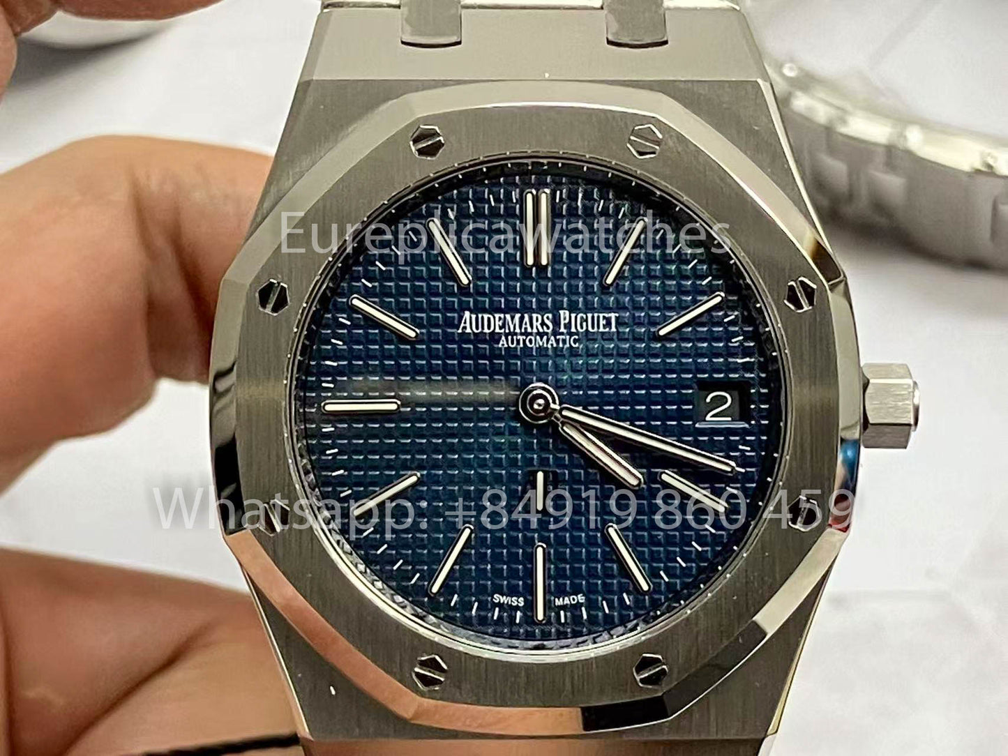 Audemars Piguet Royal Oak 16202ST.OO.1240ST.01 1:1 Best Edition ZF Fabbrica Blue Dial