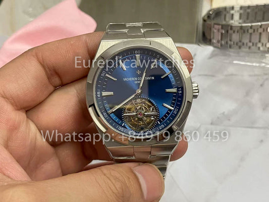 Vacheron Constantin Overseas Tourbillon 6000V/110A-B544 1:1 edizione migliore BBR Fabbrica quadrante blu
