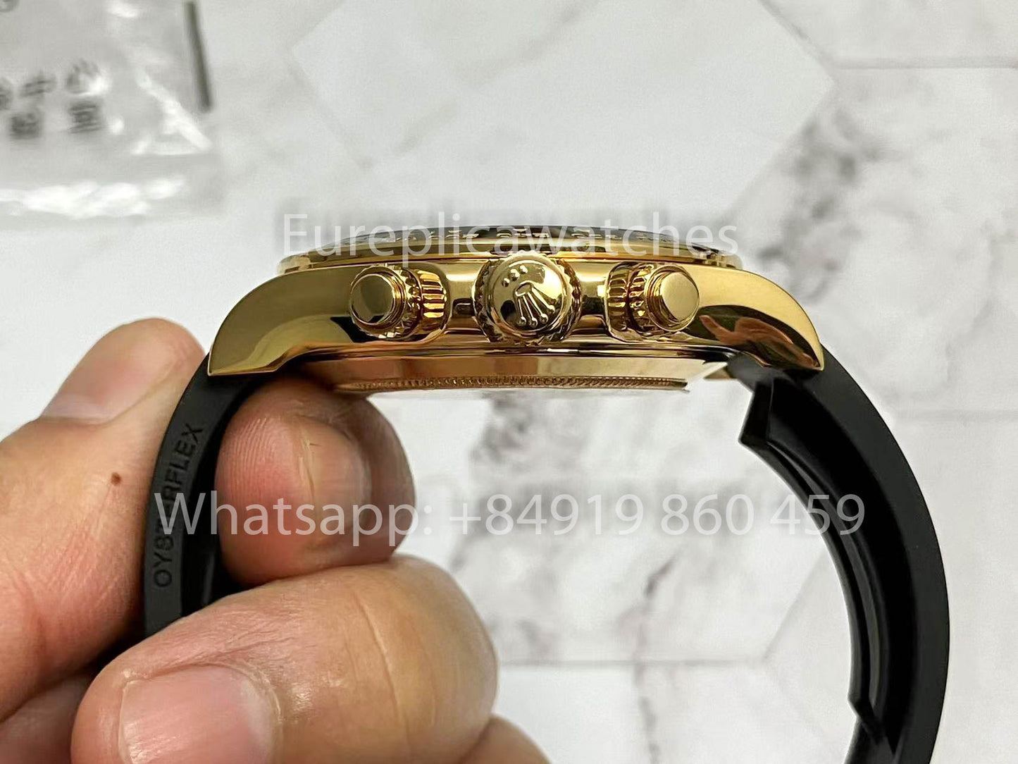 Rolex Daytona 126518LN Turquoise Blue versione migliore 1:1 Custom gold 18k