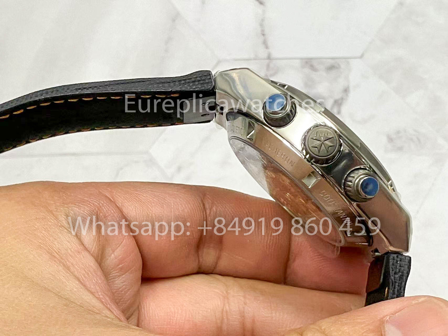Vacheron Constantin Overseas 5510V/000T-B923 1:1 edizione migliore 8F Fabbrica V2 Grigio-quadrante blu