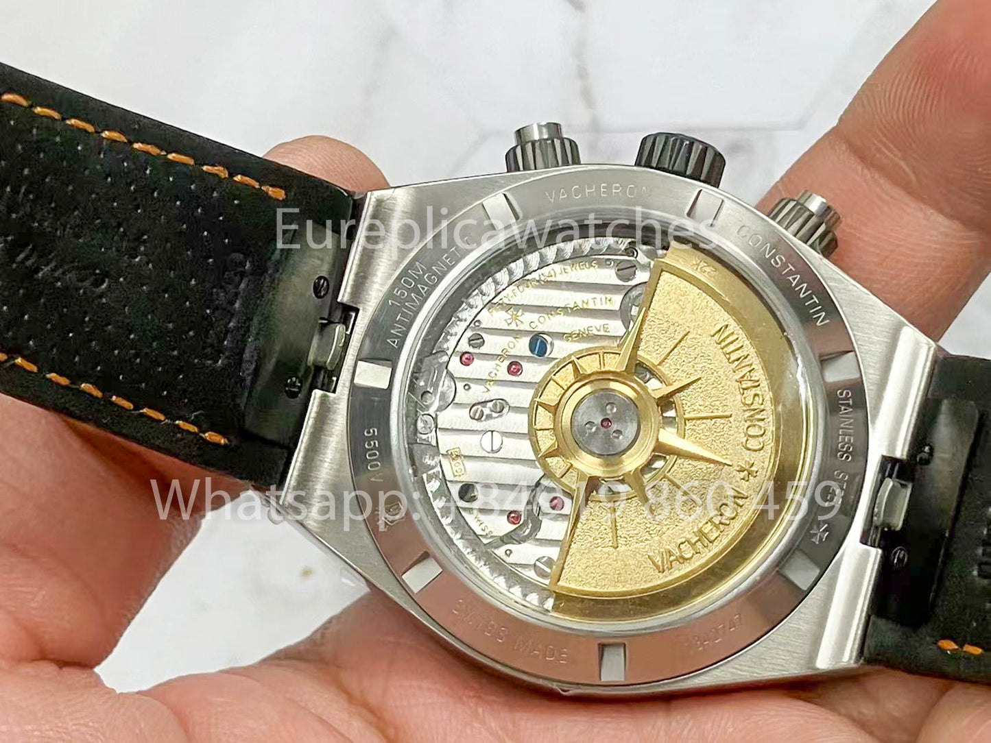 Vacheron Constantin Overseas 5510V/000T-B923 1:1 edizione migliore 8F Fabbrica V2 Grigio-quadrante blu