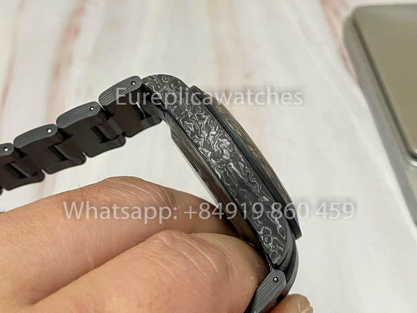 Rolex Daytona Carbonio Shadow em Ouro ZIF REMOULD 1:1 Melhor Clone Relógio Personalizado