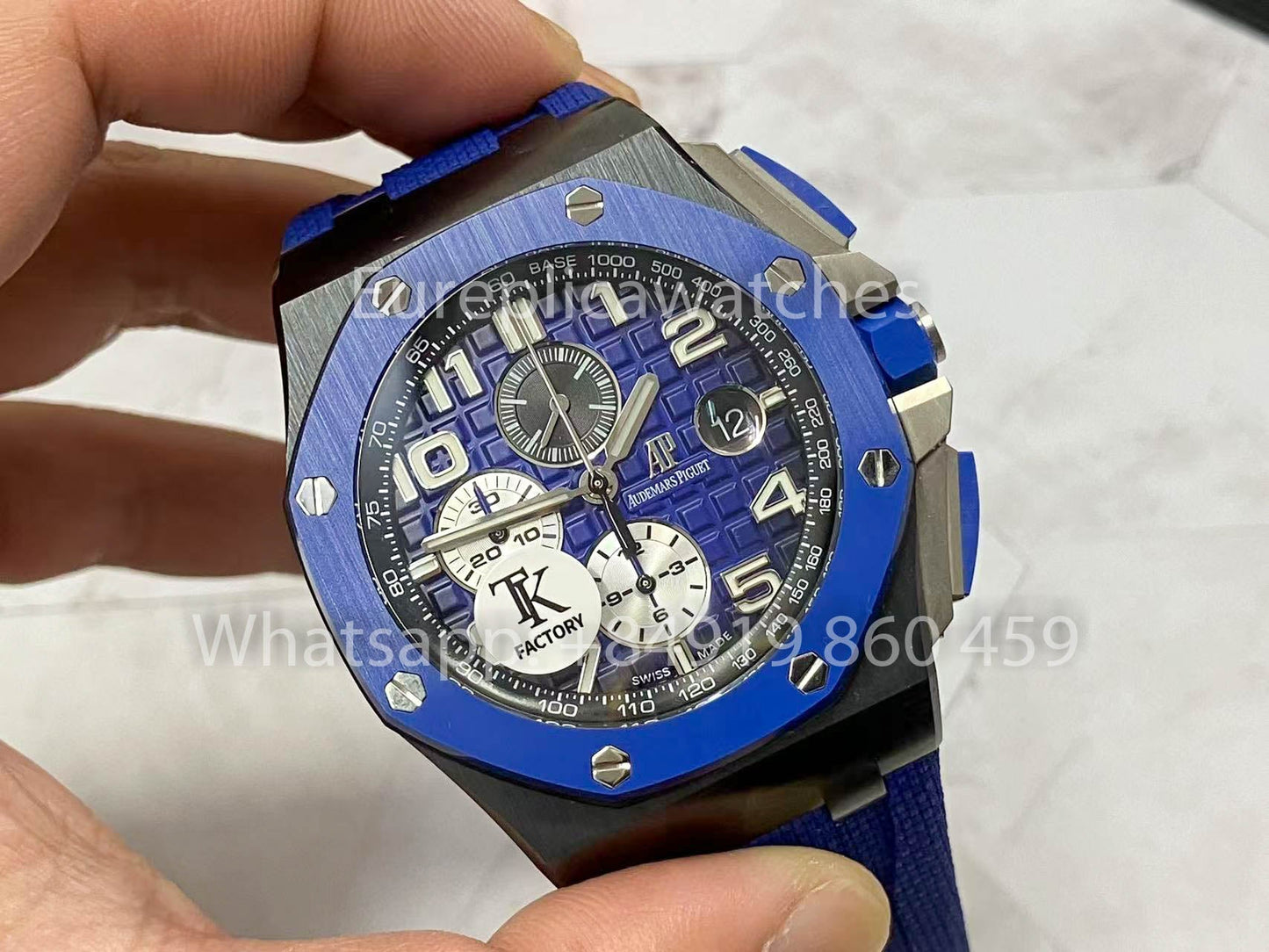 Audemars Piguet Royal Oak Offshore 26405CE.OO.A030CA.01 1:1 Melhor Edição RS Fabbrica Mostrador Azul
