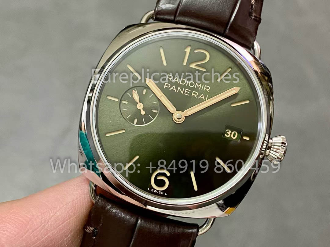 Panerai Luminor PAM1386 PAM 13861:1 versão melhor VS Fábrica quadrante verde