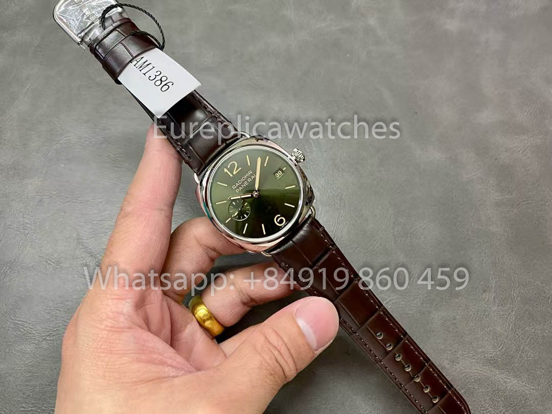 Panerai Luminor PAM1386 PAM 13861:1 versão melhor VS Fábrica quadrante verde