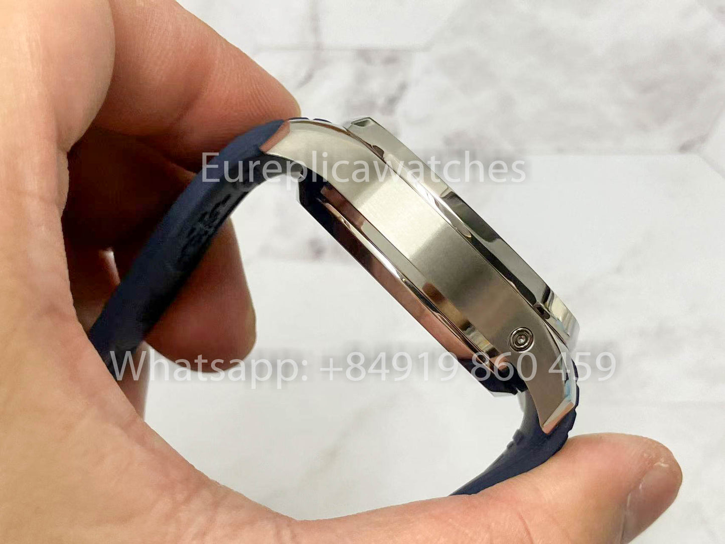 Patek Philippe Aquanaut 5968A-001 Blu Gomma cinturino versione migliore 1:1 3K Fabbrica