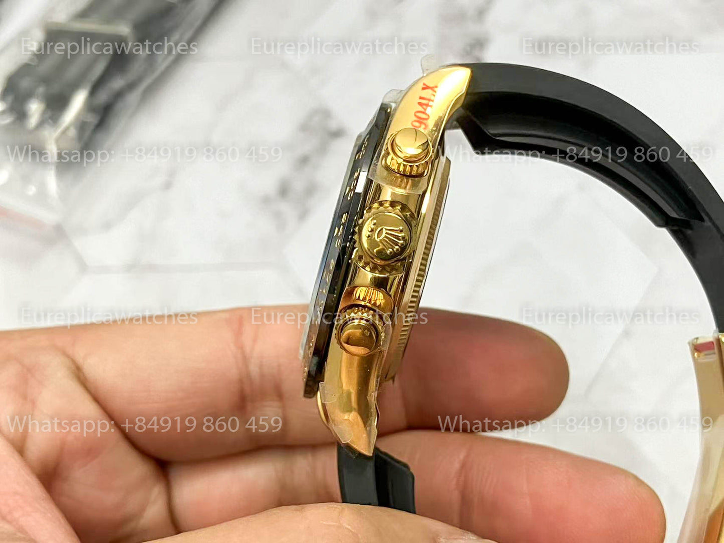 Rolex Daytona Yellow Gold Meteorite 126518LN versão melhor 1:1 QF Fabbrica Oysterflex cinturino