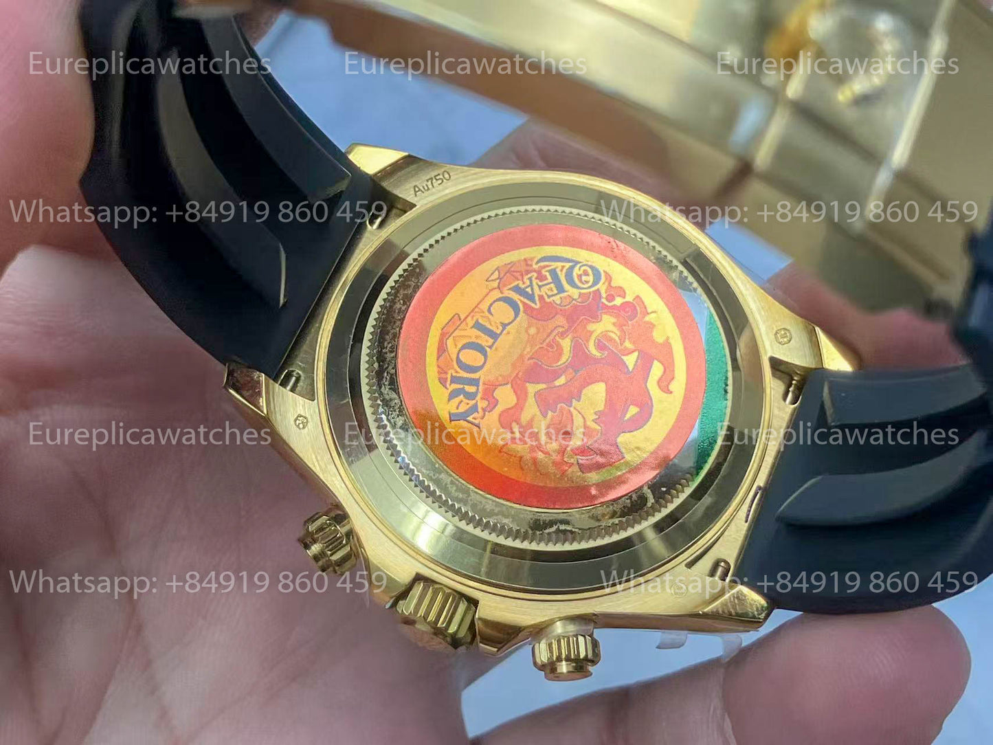 Rolex Daytona Yellow Gold Meteorite 126518LN versão melhor 1:1 QF Fabbrica Oysterflex cinturino