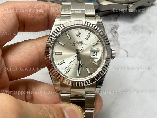 Rolex Datejust M126334-0004 Oyster cinturino versión mejorada 1:1 VS Fabbrica