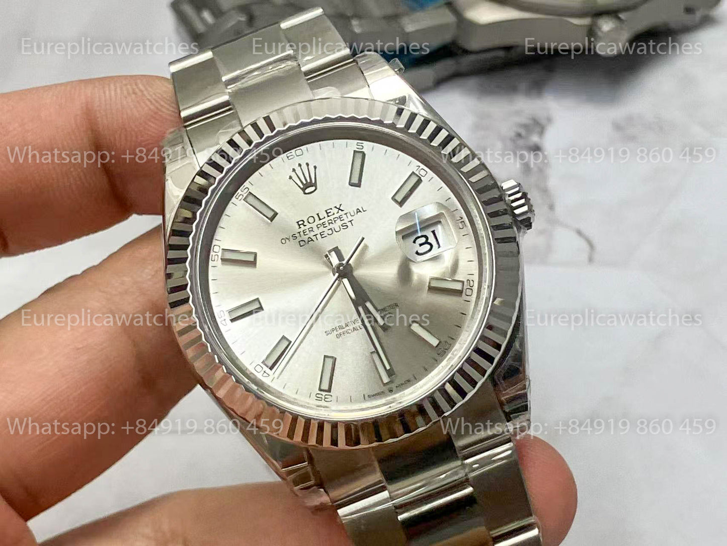 Rolex Datejust M126334-0004 Oyster cinturino versione migliore 1:1 VS Fabbrica