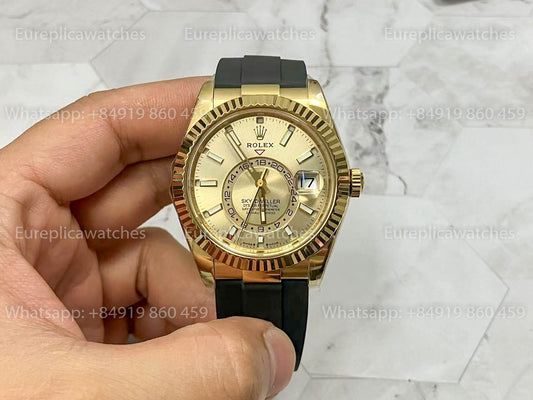 Rolex Oyster Perpetual Sky-Dweller M336239 Silver dial 1:1 Best Clone ZF Fabbrica 190 gram