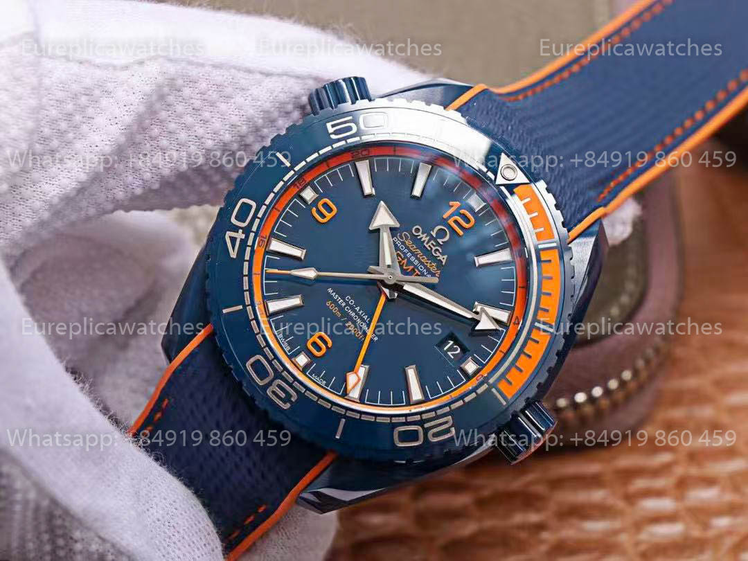 Omega Planet Ocean 600M Co-Axial Master 215.92.46.22.03.001 VS Fabbrica versão melhor 1:1